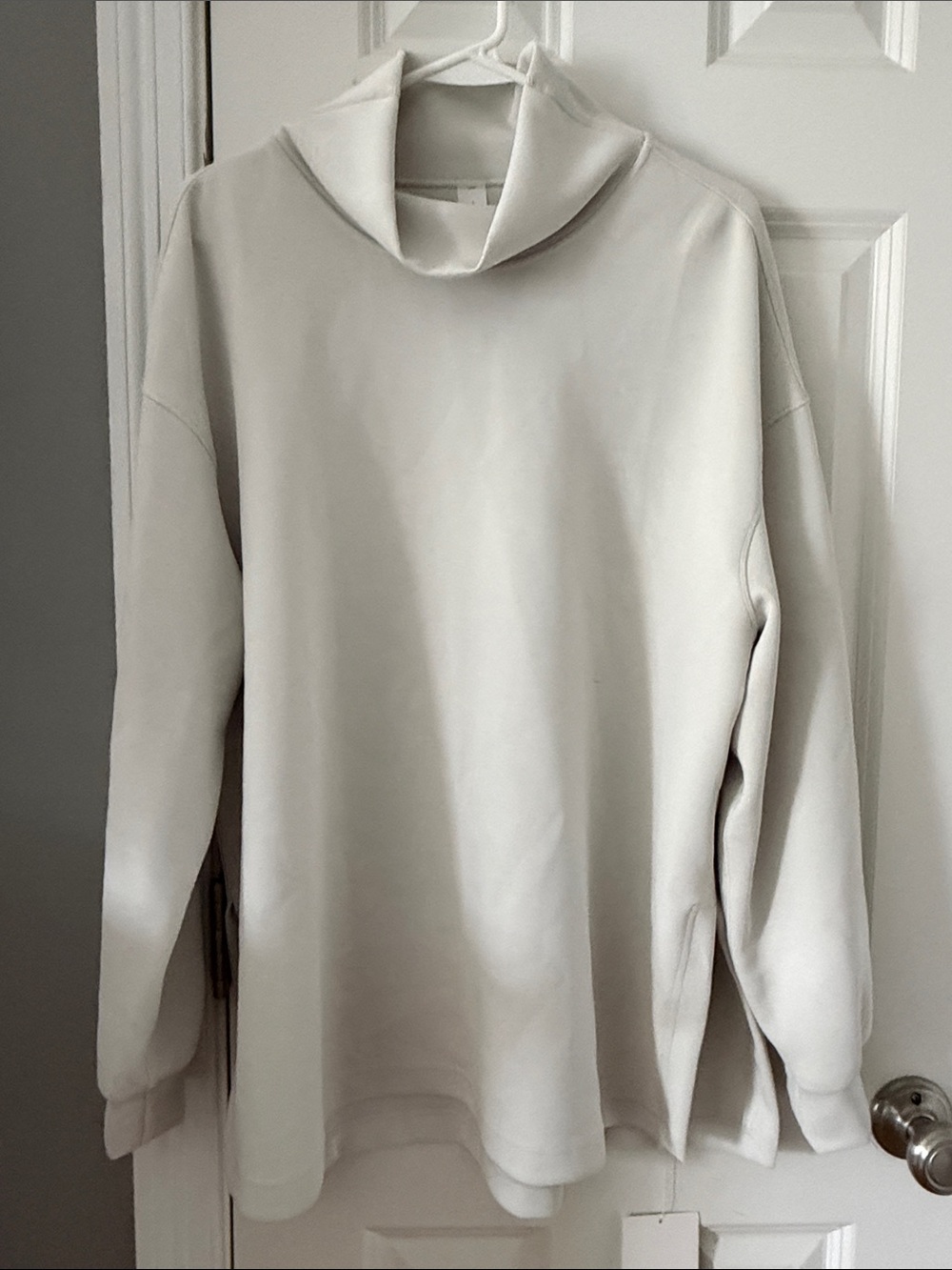 lululemon Softstreme Funnel-Neck Long Pullover - Cream